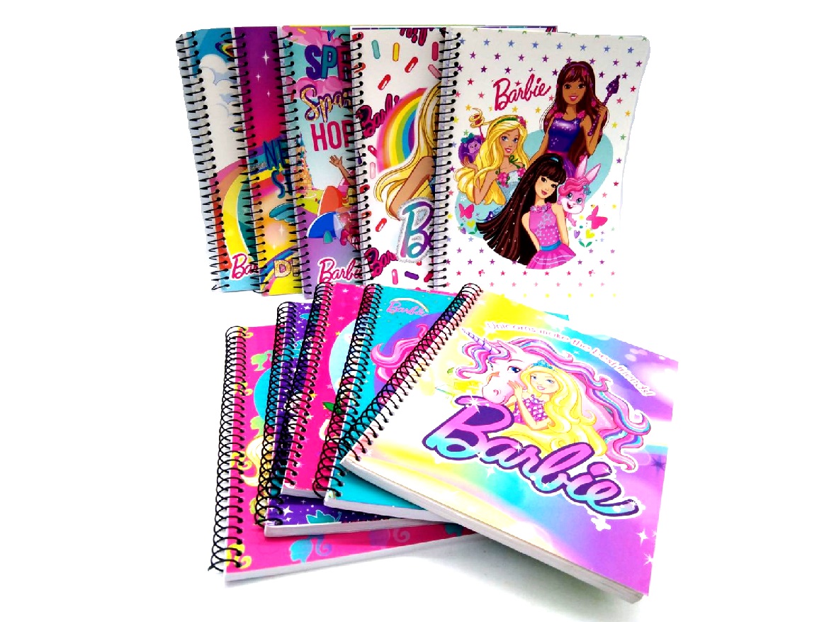 barbie notebooks for school