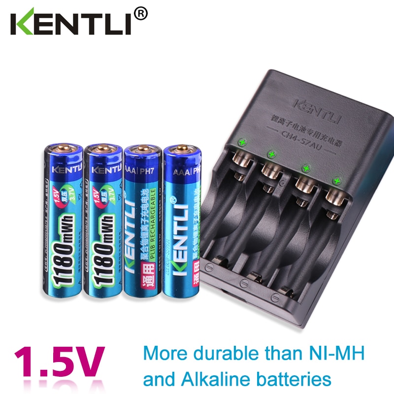 freeship KENTLI 4 slots  battery smart charger for KENTLI 1.5v AA AAA  CH4-57AU 