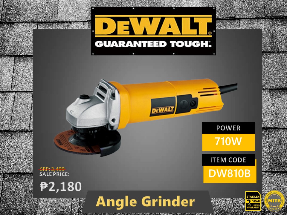 DEWALT DW810B - Angle Grinder 710w 4" | Lazada PH