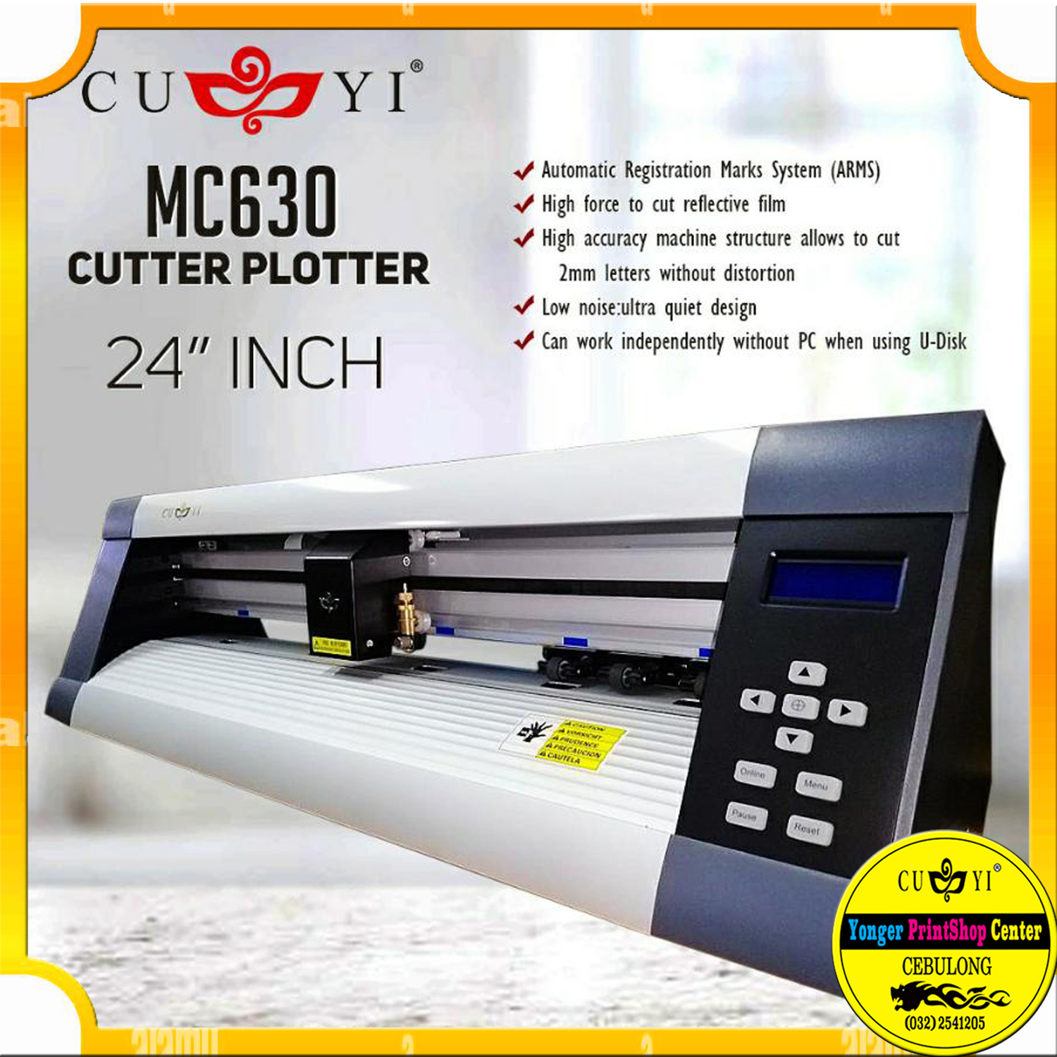 CUYI CUTTER PLOTTER MACHINE MC630 WITH STANDCEBULONG CUYI Lazada PH