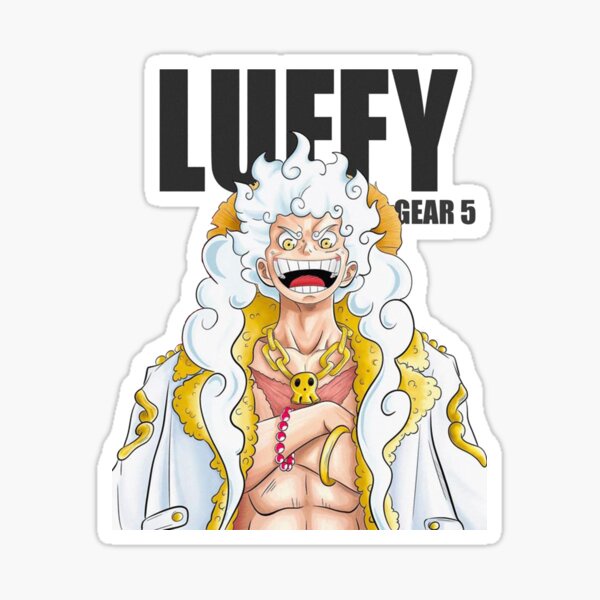 One Piece Sticker, Luffy Nika Gear 5 Stickers, Waterproof, Smudgeproof ...