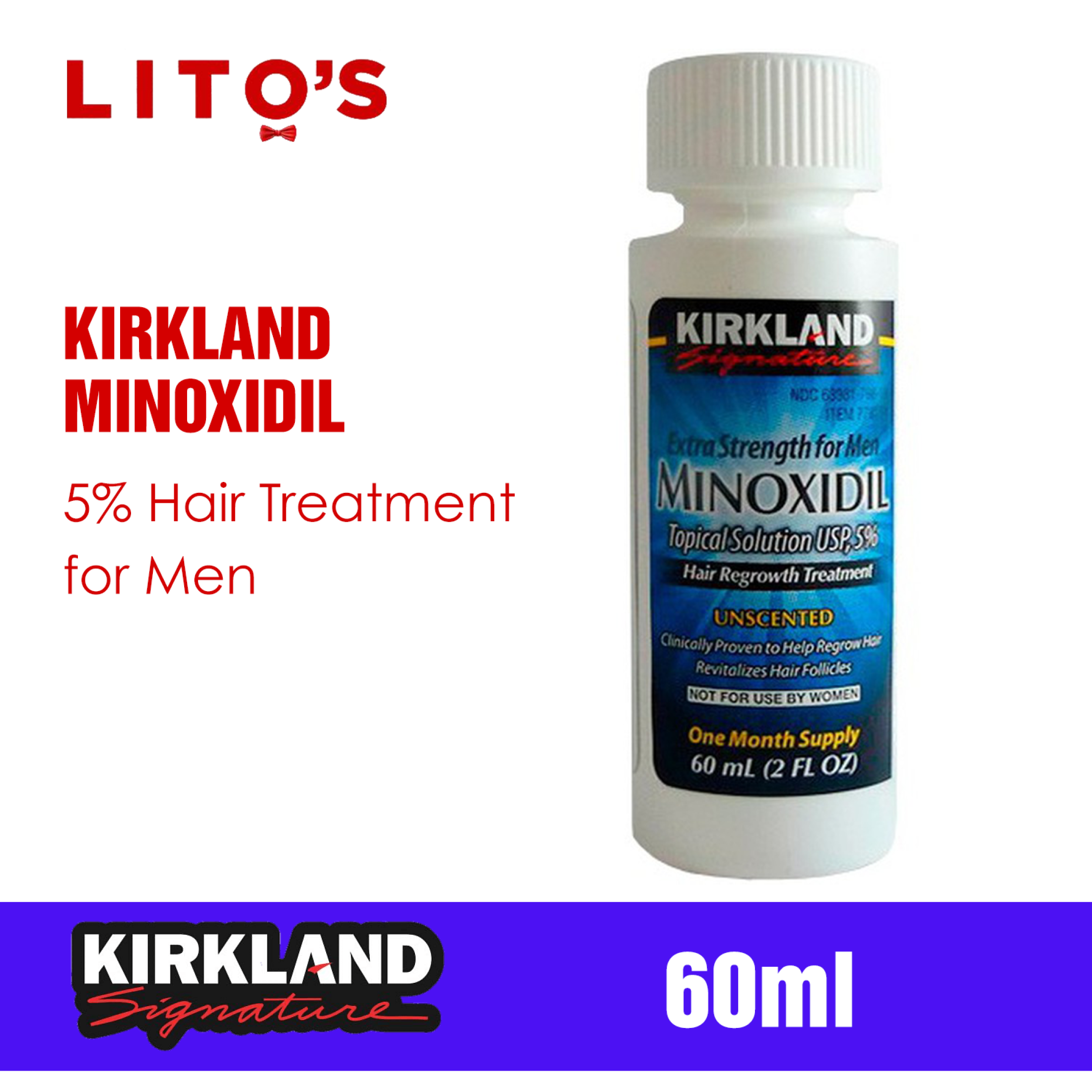 (MINOXIDIL TOPICAL) Kirkland Minoxidil 5 Extra Strength Hair Regrowth
