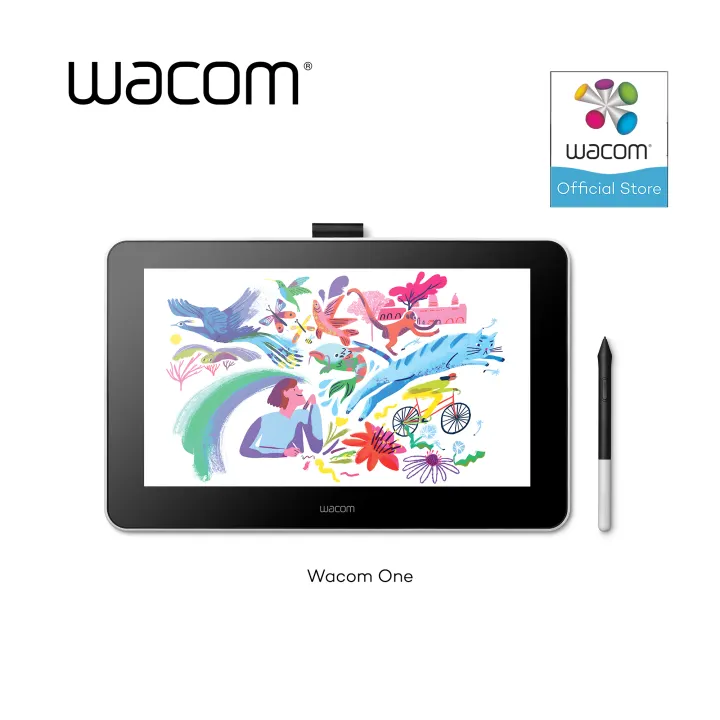 New Model Wacom One 13 3 Inches Dtc 133 Graphic Drawing Pen Display Tablet Lazada Ph