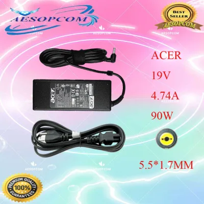 Laptop Charger Adapter for Acer emachine 19V 4.74A 90W
