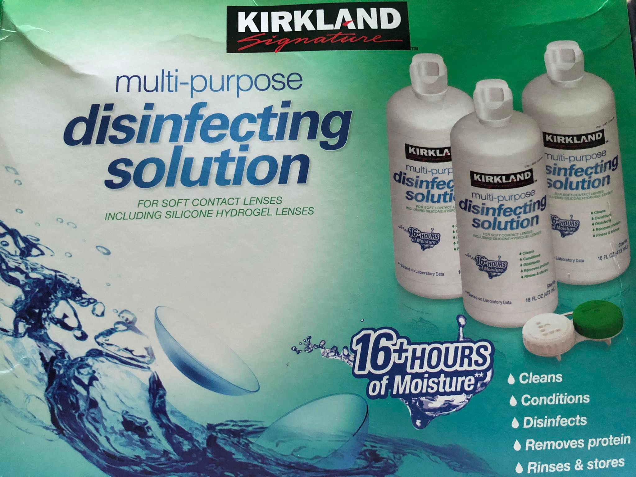 queensupplements Kirkland Disinfecting Solution for Contact Lenses 3