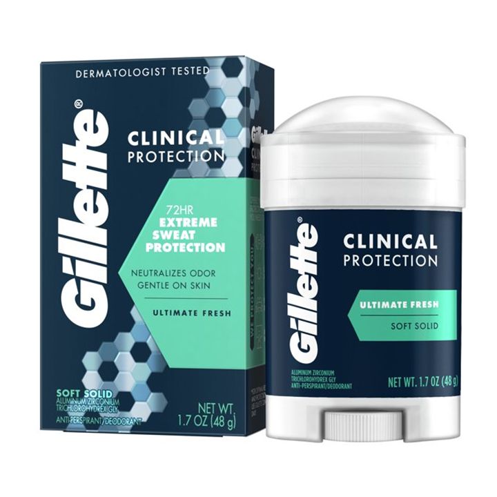 Gillette Clinical Protection Soft Solid Antiperspirant Deodorant