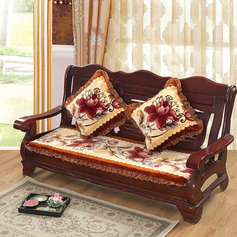 Wood Sofa Sofa Foam Cushion Cover Solid Wood Sofa Cushion With
