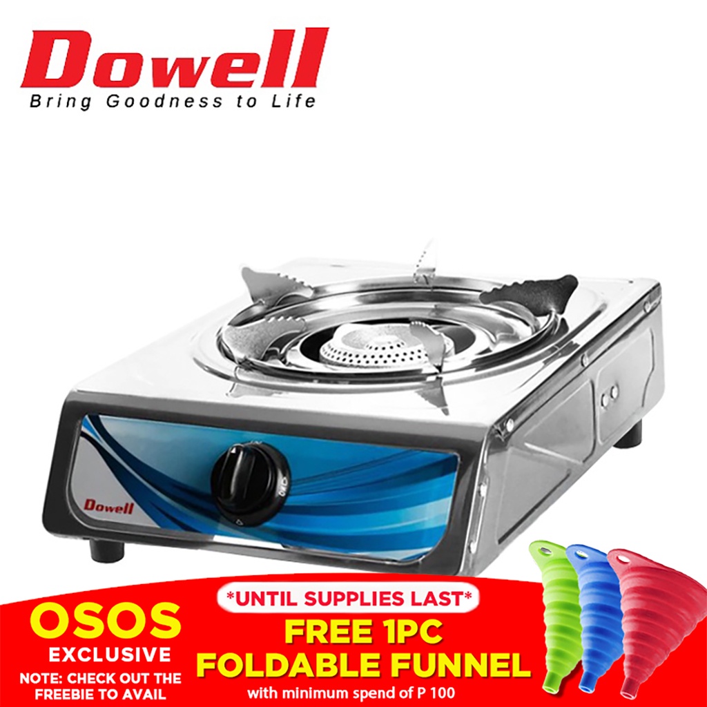 Dowell Original Single Burner Gas Stove with Stainless Steel Body SSB