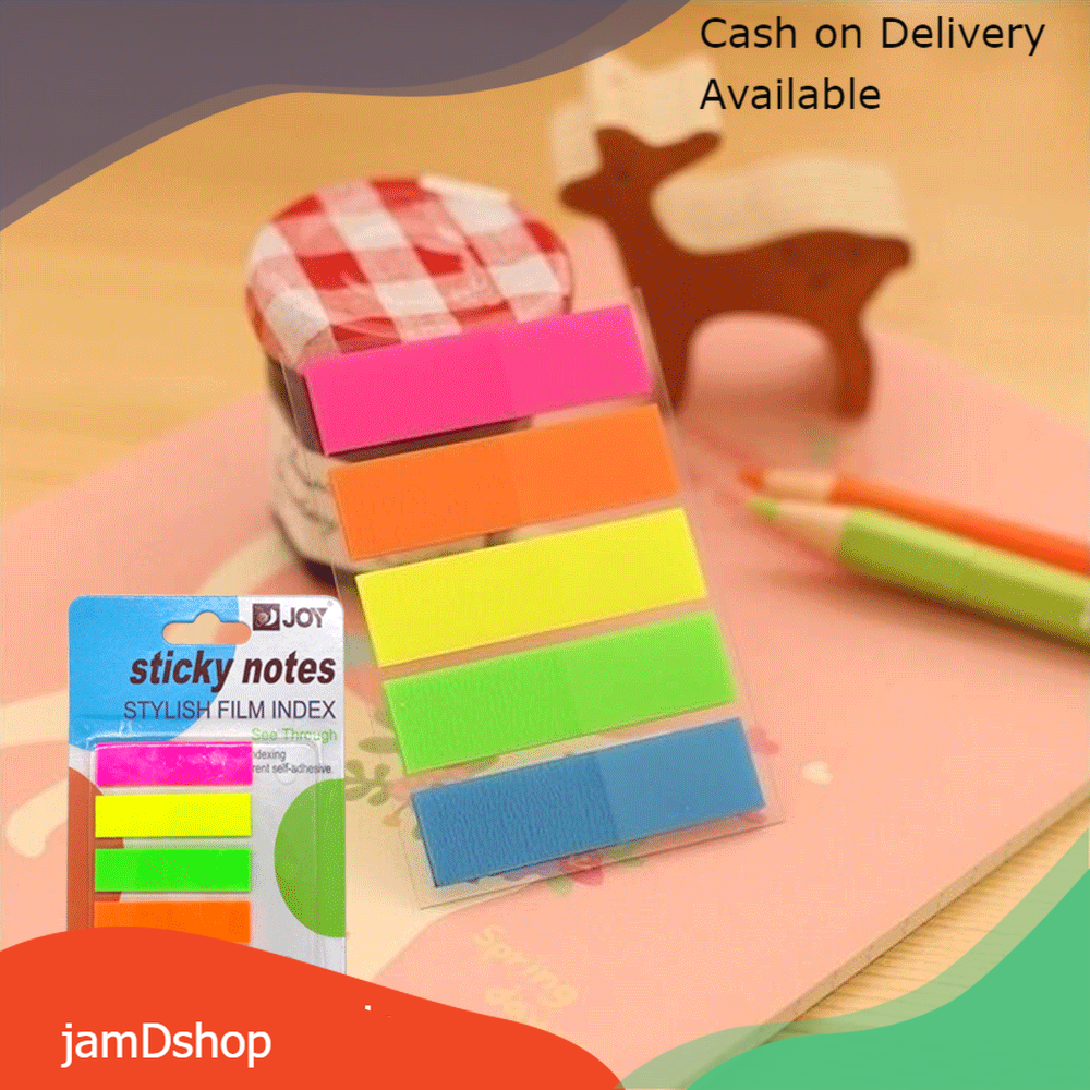 Joy Sticky Notes Arrow ,Rectangle Translucent Sticky Notes