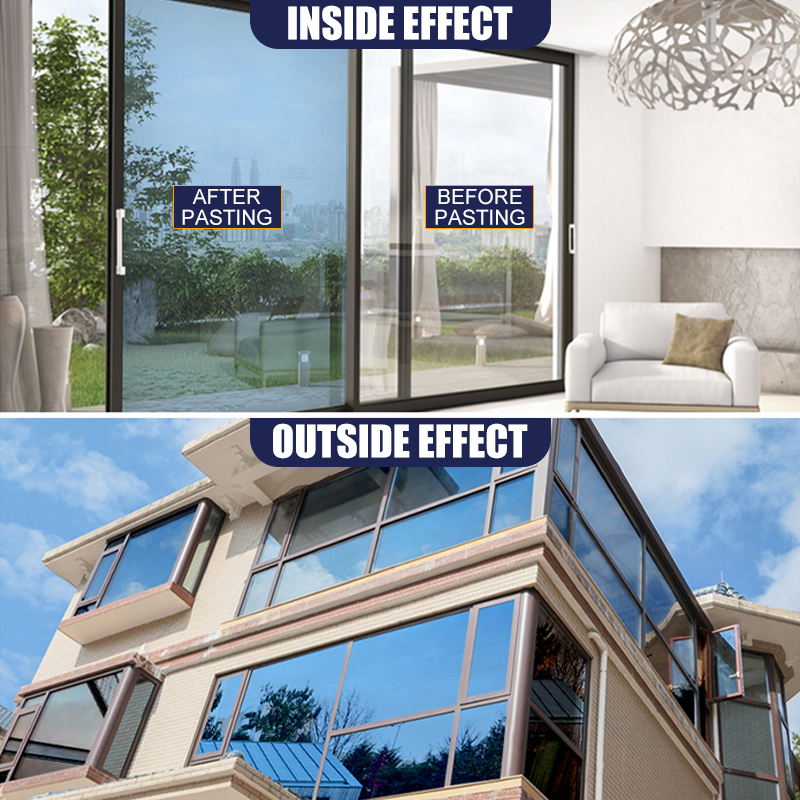 Window glass coating Unidirectional perspective Mo window