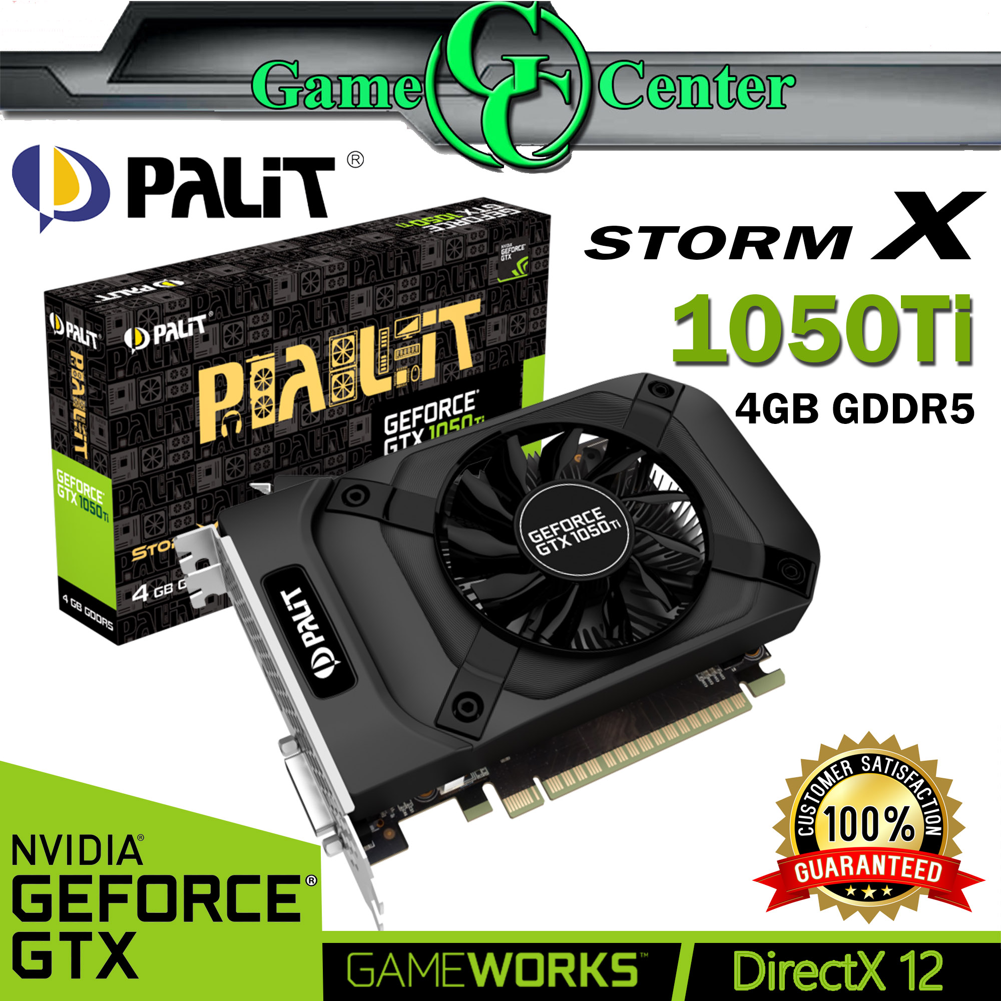 Palit GeForce GTX1050Ti 4GB STORMX - タブレット