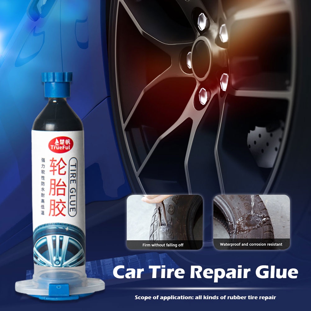  Black Tire Repair Glue Rubber Strong Adhesive Bonding