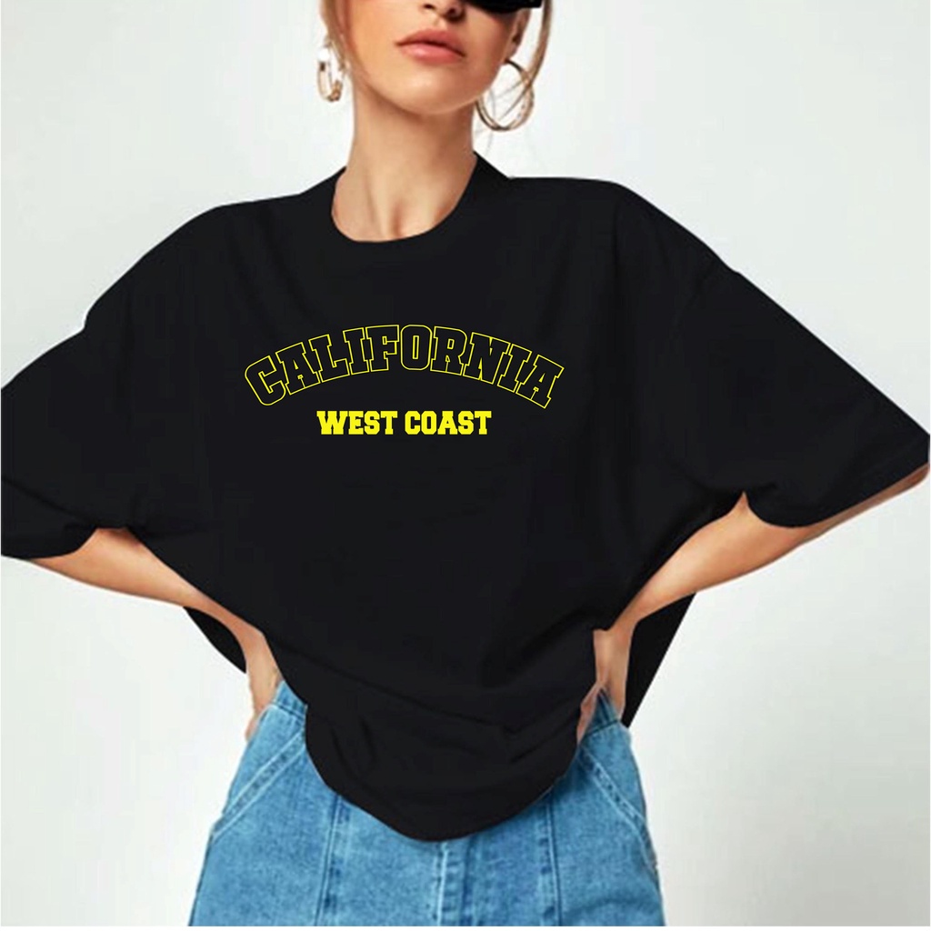 OGGC L.A. Girl Shirt West Coast Tee Cali Women's Los Angeles Top Shirt S / Berry