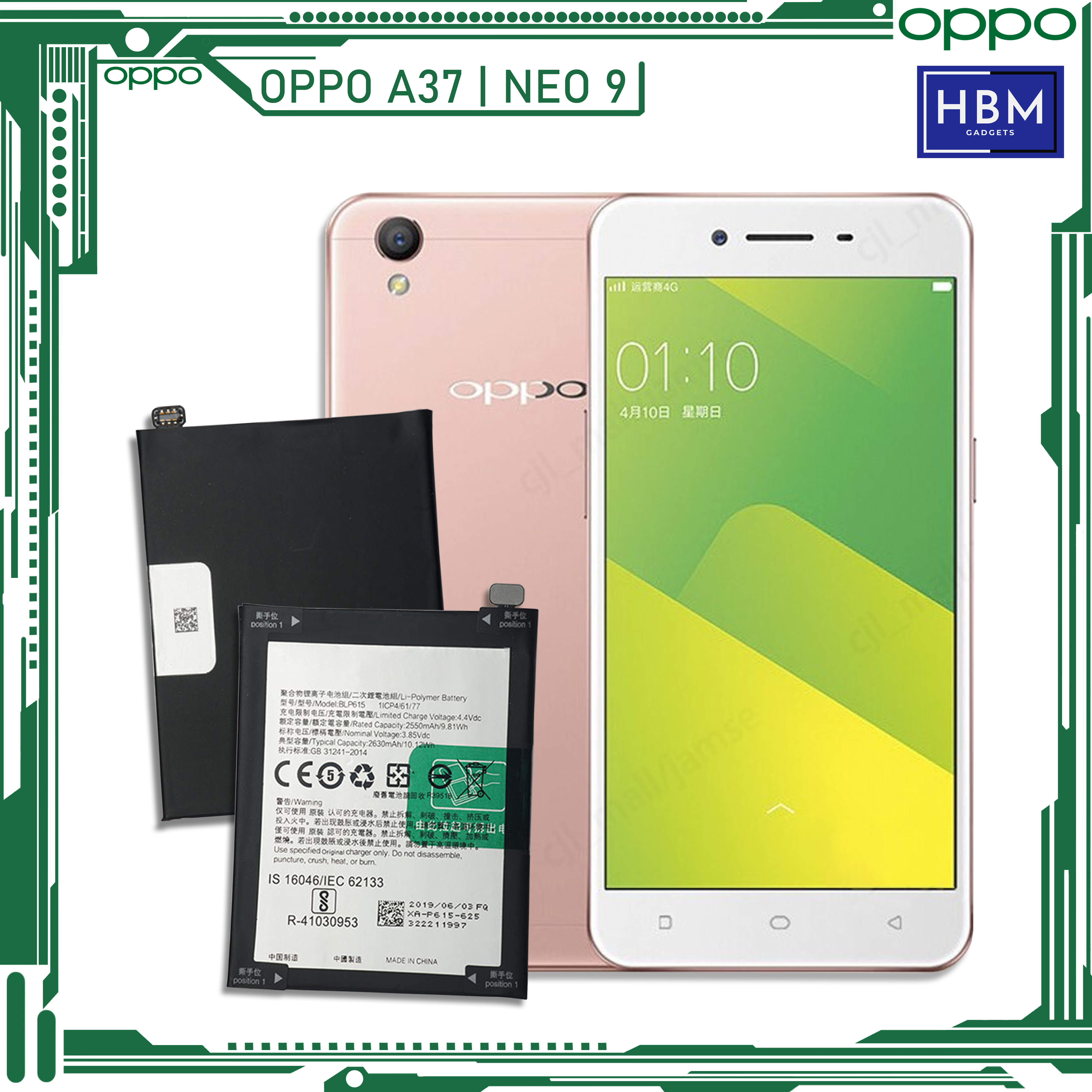 hp oppo a37 neo