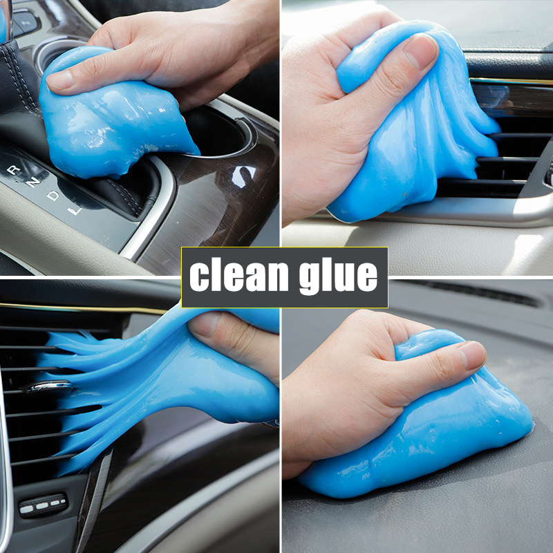 Car Soft Super Cleaning Gels Clay Removal Putty Dust Cleaner Glue Kit Tool  Mud For Air Vents Keyboard Laptop Interior Accessoriy - AliExpress