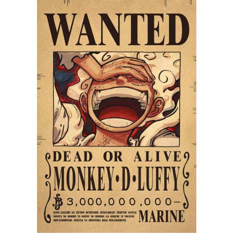 One Piece Wanted Poster Newest Luffy Zoro Shanks Ace Sabo Boa Nami ...