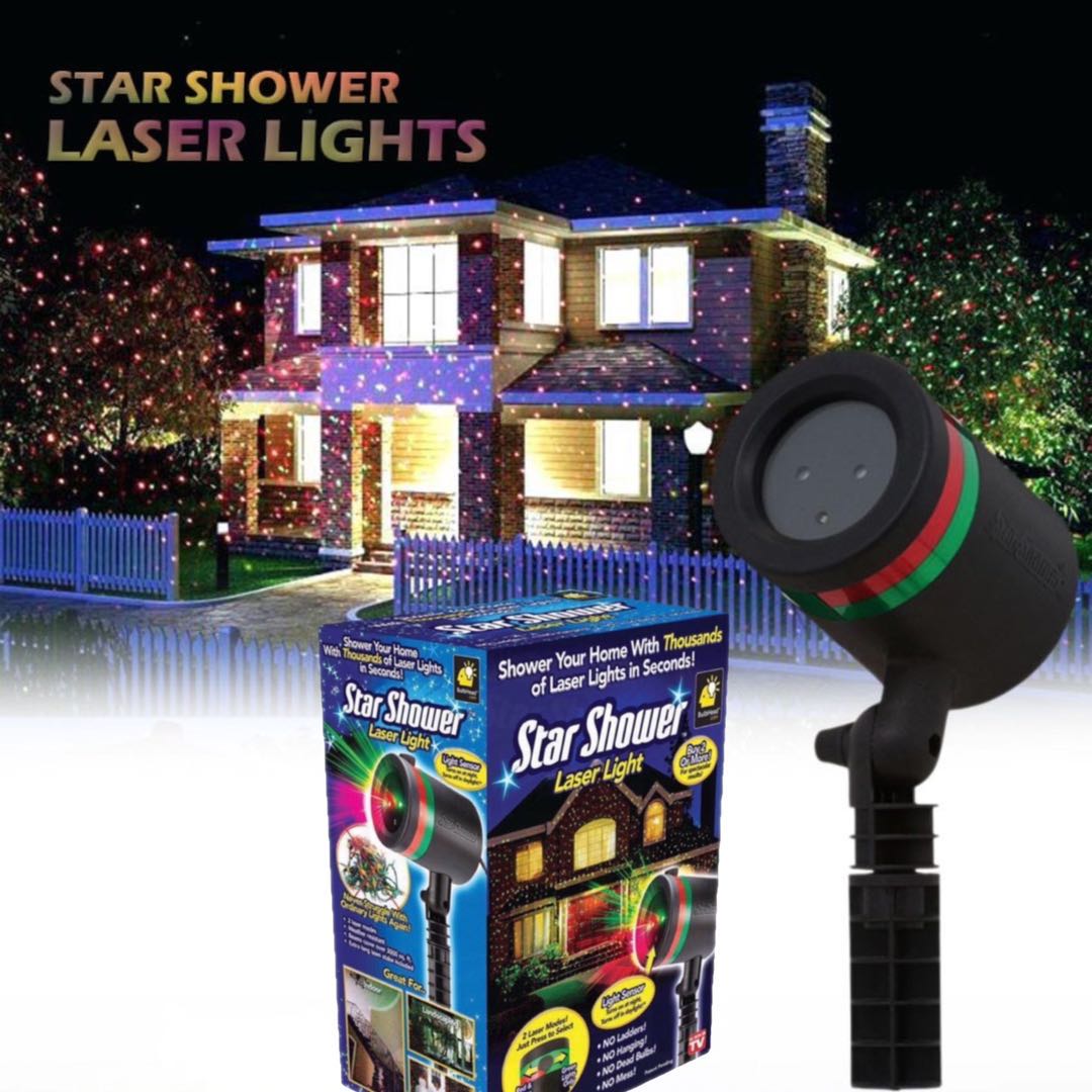 stars laser light Projector christmas birthday party star light shower