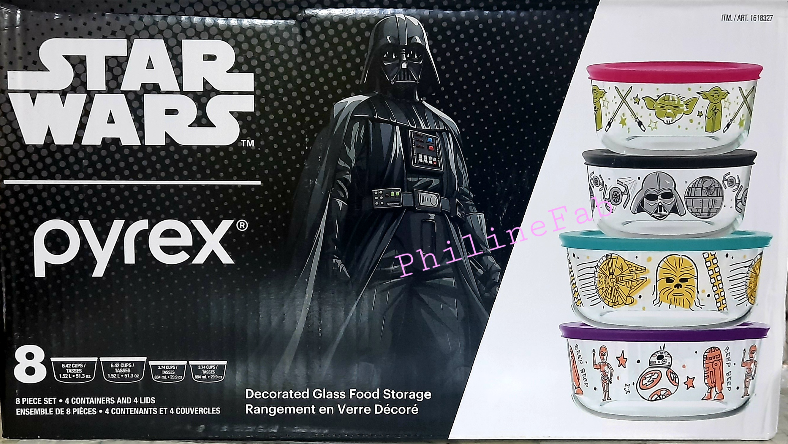 Pyrex 6-Piece Exclusive Star Wars Decorated Food Storage Set 1142865 - The  Home Depot