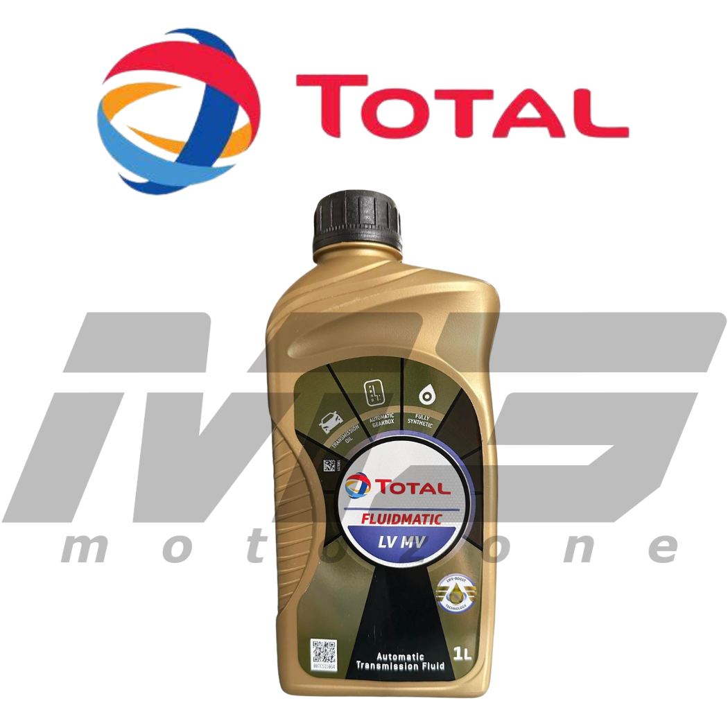 Total Fluidmatic MV LV MVLV Automatic Transmission Fluid ATF 1 Liter Old Bottle Style
