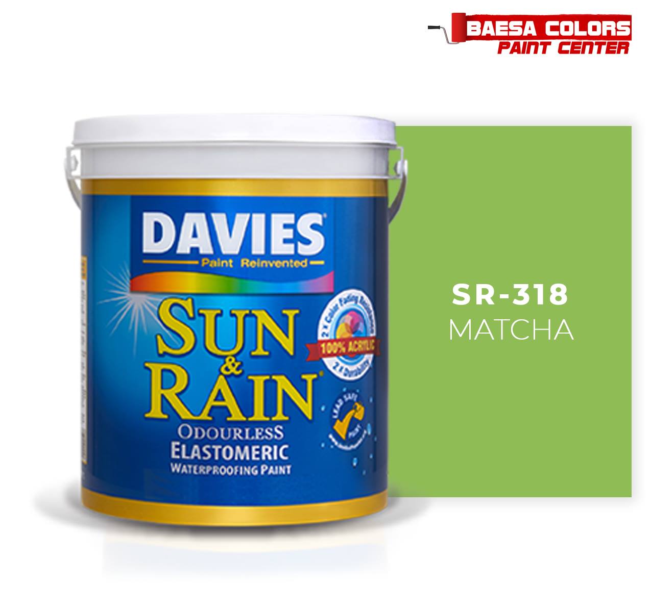 Davies Sun & Rain 16LMATCHA SR 318 / FAMILY COLOR GREEN Lazada PH