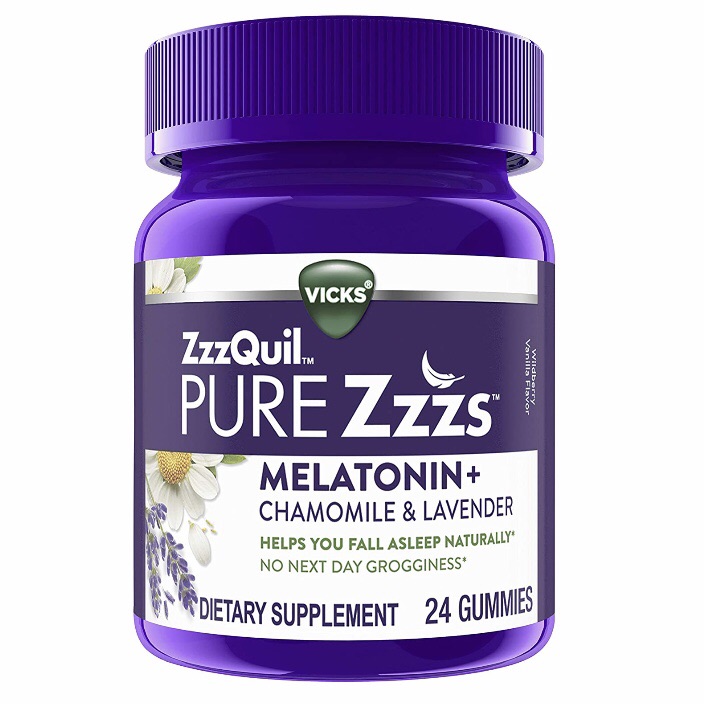 ZzzQuil PURE Zzzs 24 Gummies EXP Dec 2023 , Melatonin Sleep Aid with
