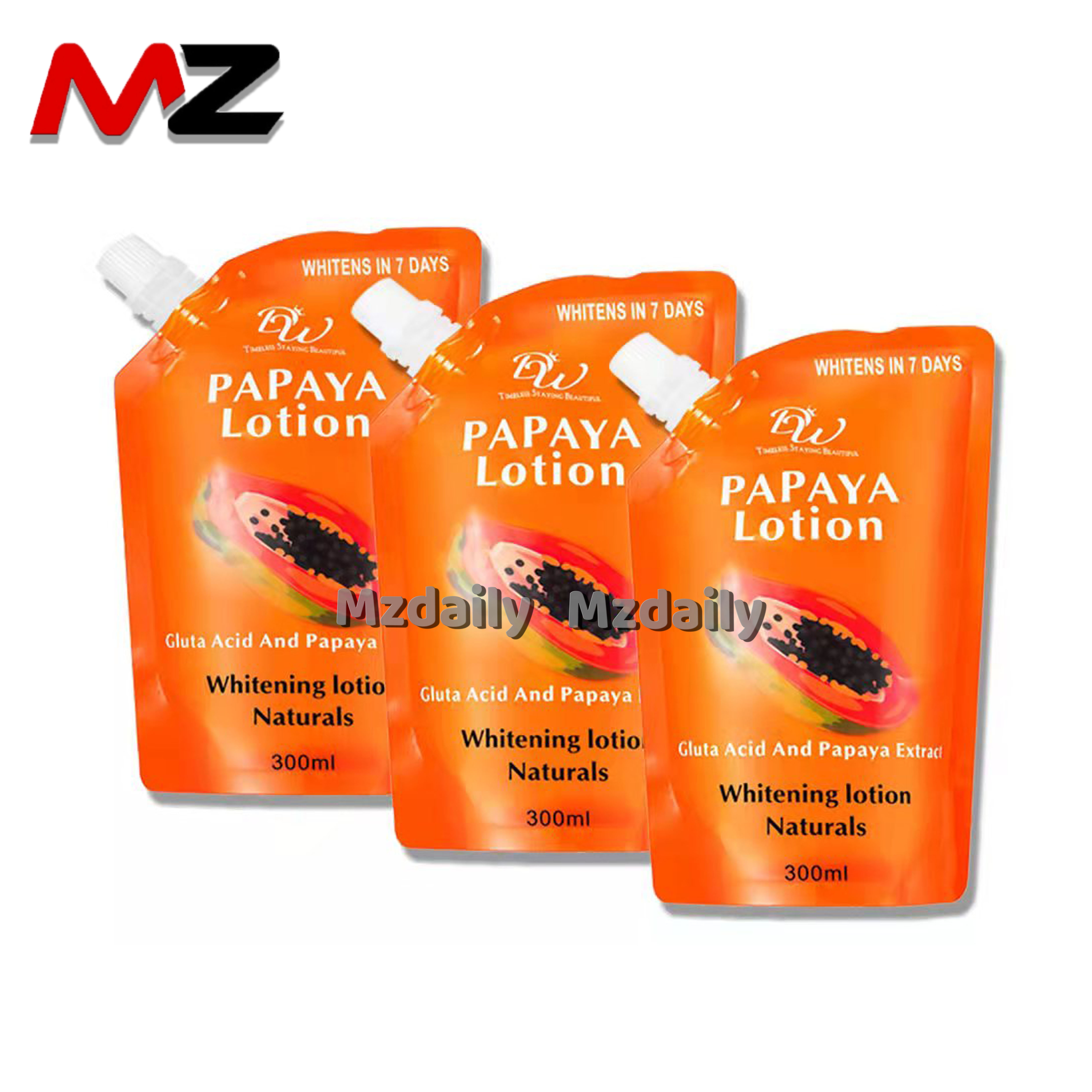 SET OF 3 ) DW Papaya Whitening Body Lotion 300ml Lazada PH