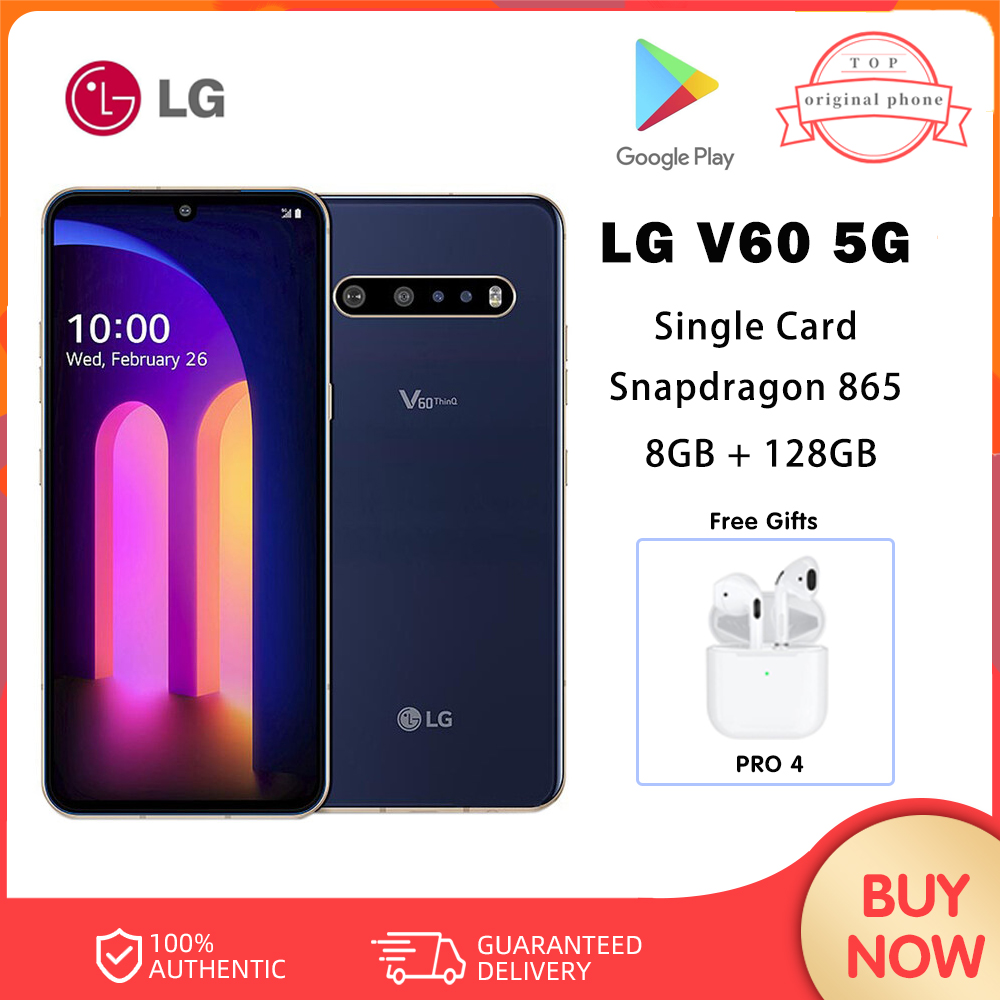 LG V60 ThinQ 5G Moilble Phone Unlocked 6.8" Screen Android SamrtPhone 8GB RAM 128GB ROM