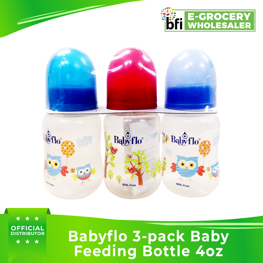 BFI Babyflo 3-pack Baby Feeding Bottle 4oz Lazada Lazada PH