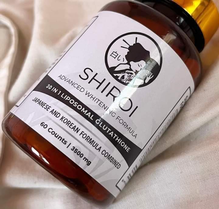 Shiroi Advanced Whitening Formula 30 in 1 Liposomal Glutathione Japanese  and Korean Formula Combined 60 counts 3500mg - Lazada