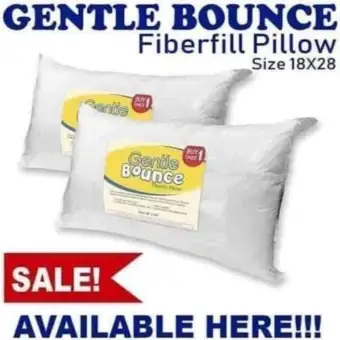 uratex gentle bounce fiberfill pillow