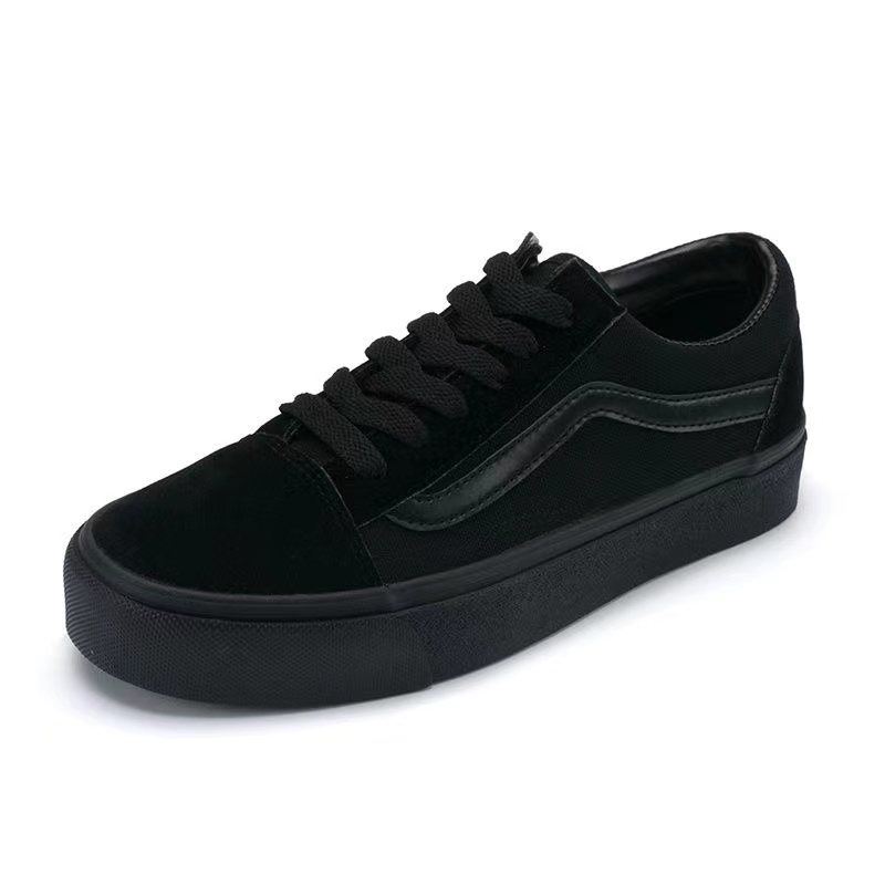 Vans all black on sale zalora