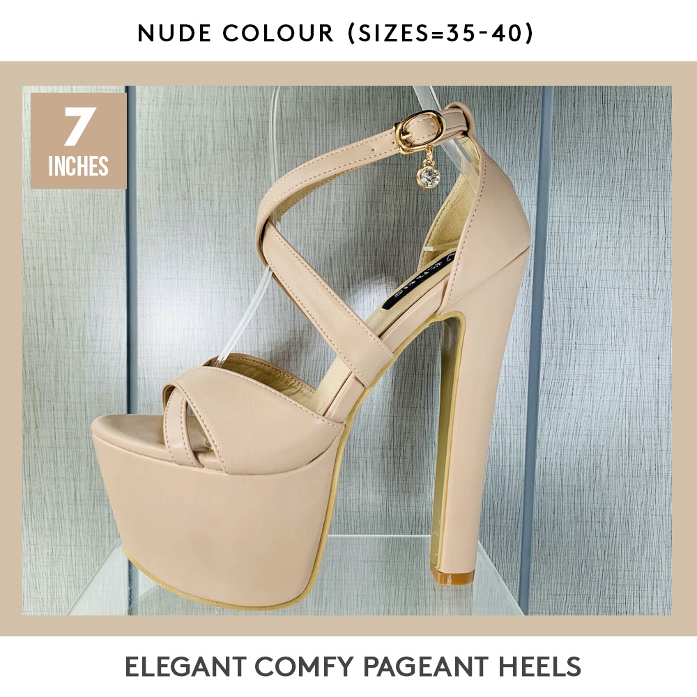 nude colour heels