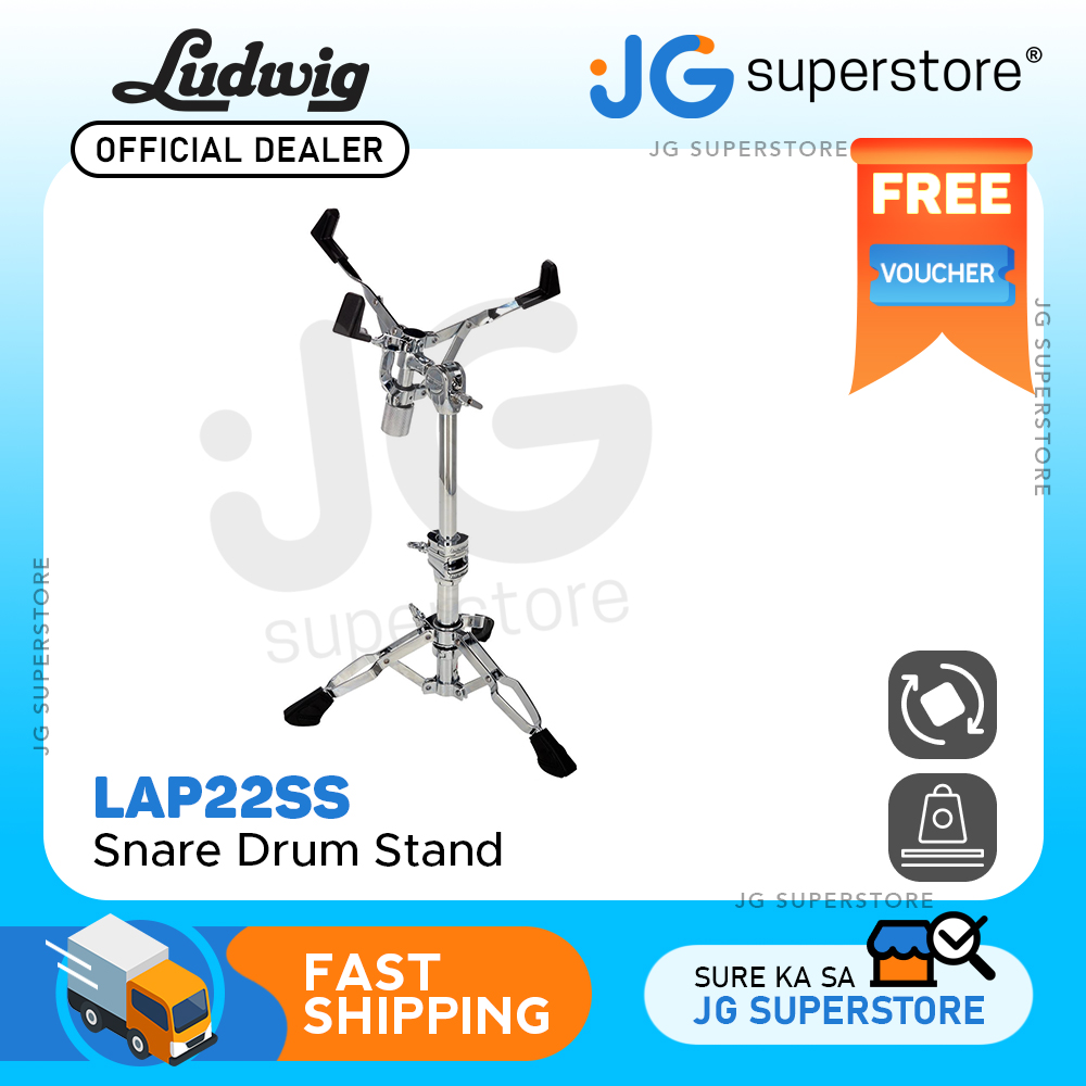 Ludwig LAP22SS Atlas Pro Snare Drum Stand with LowContact Grips