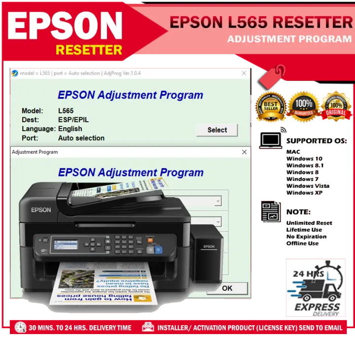 epson l565 printer specification