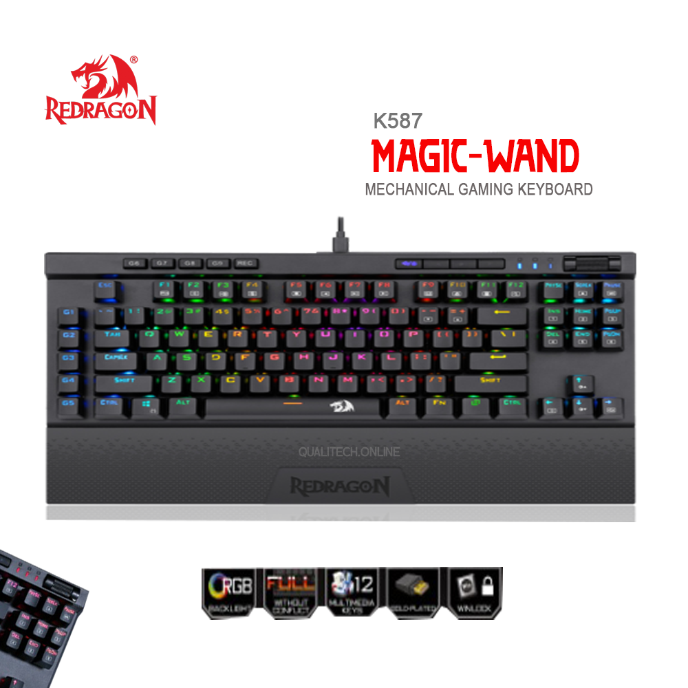 redragon magic wand k587 rgb tkl