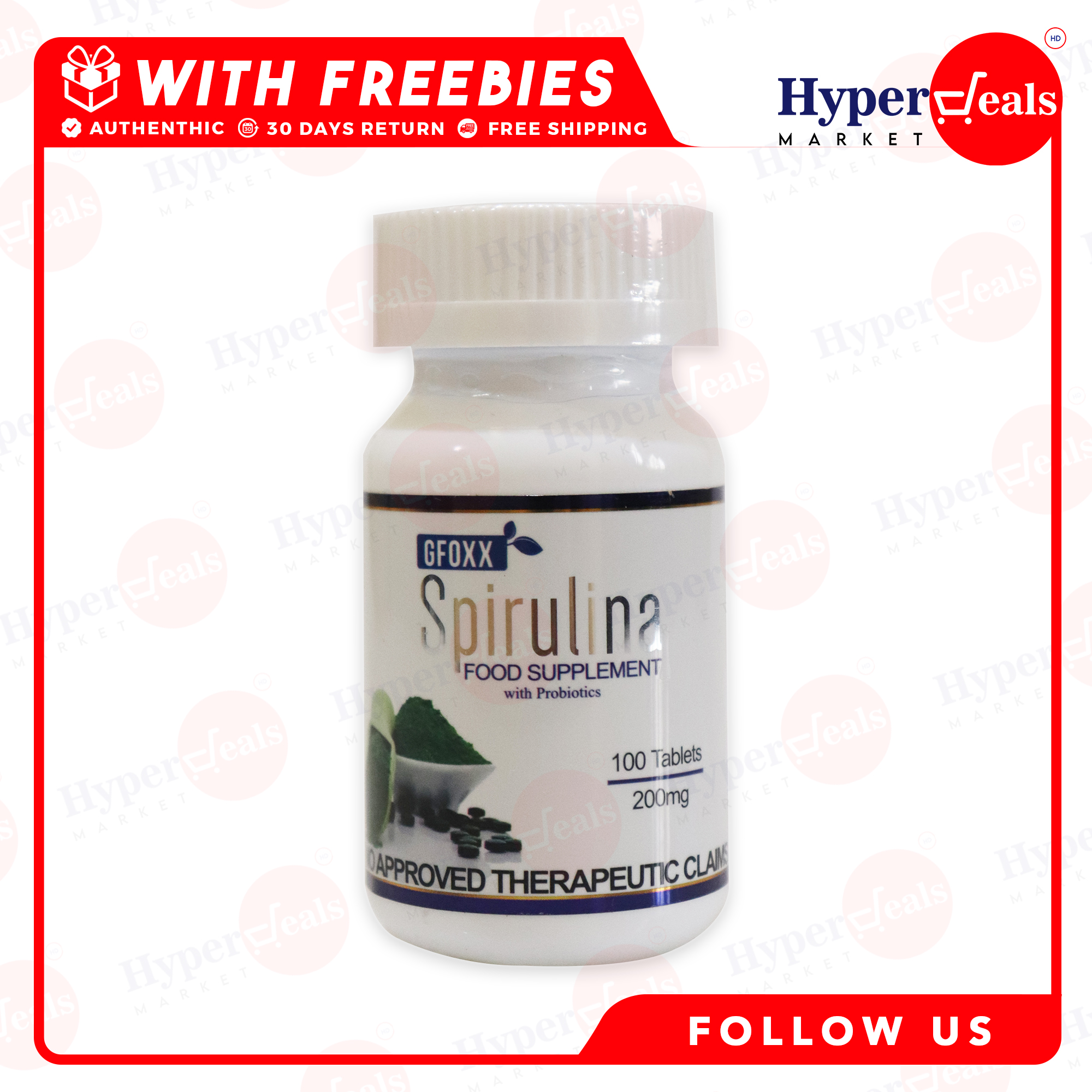 Gfoxx Spirulina with Probiotics 100 tablets Lazada PH