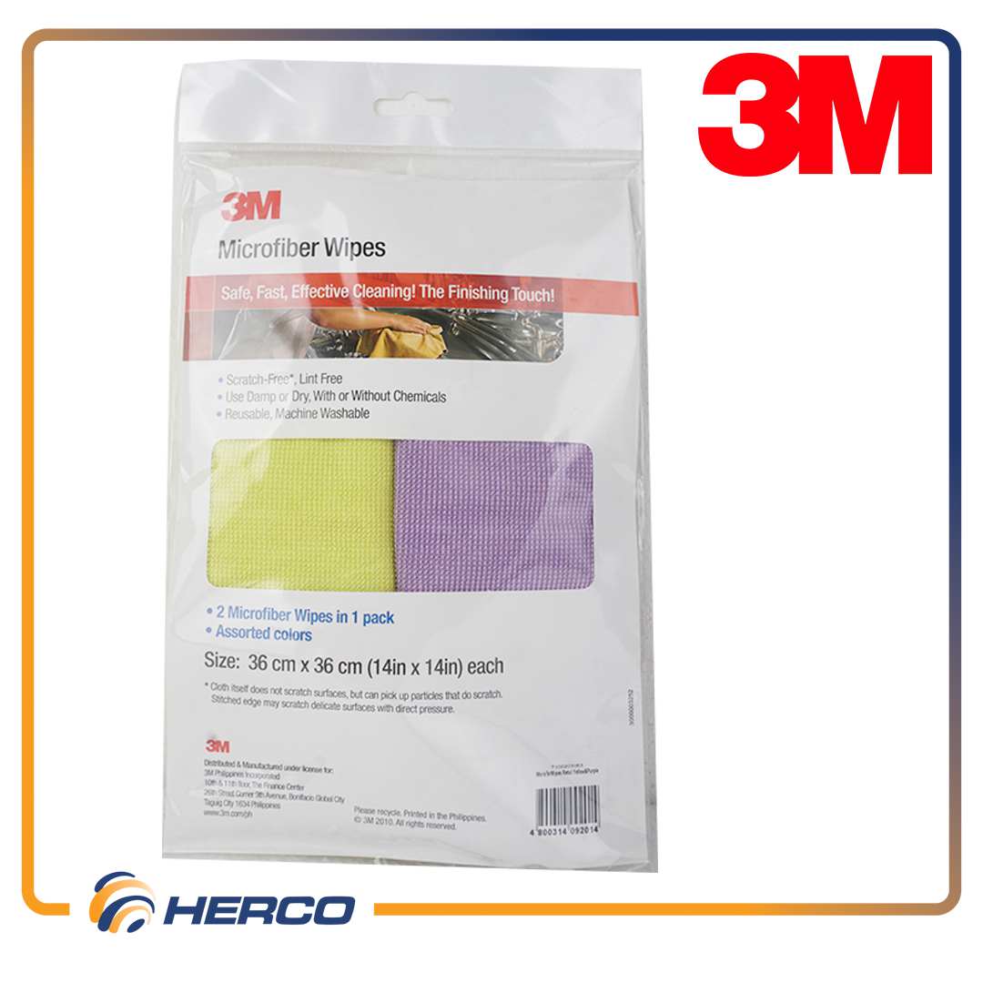3M Microfiber Wipes Yellow&Purple Lazada PH