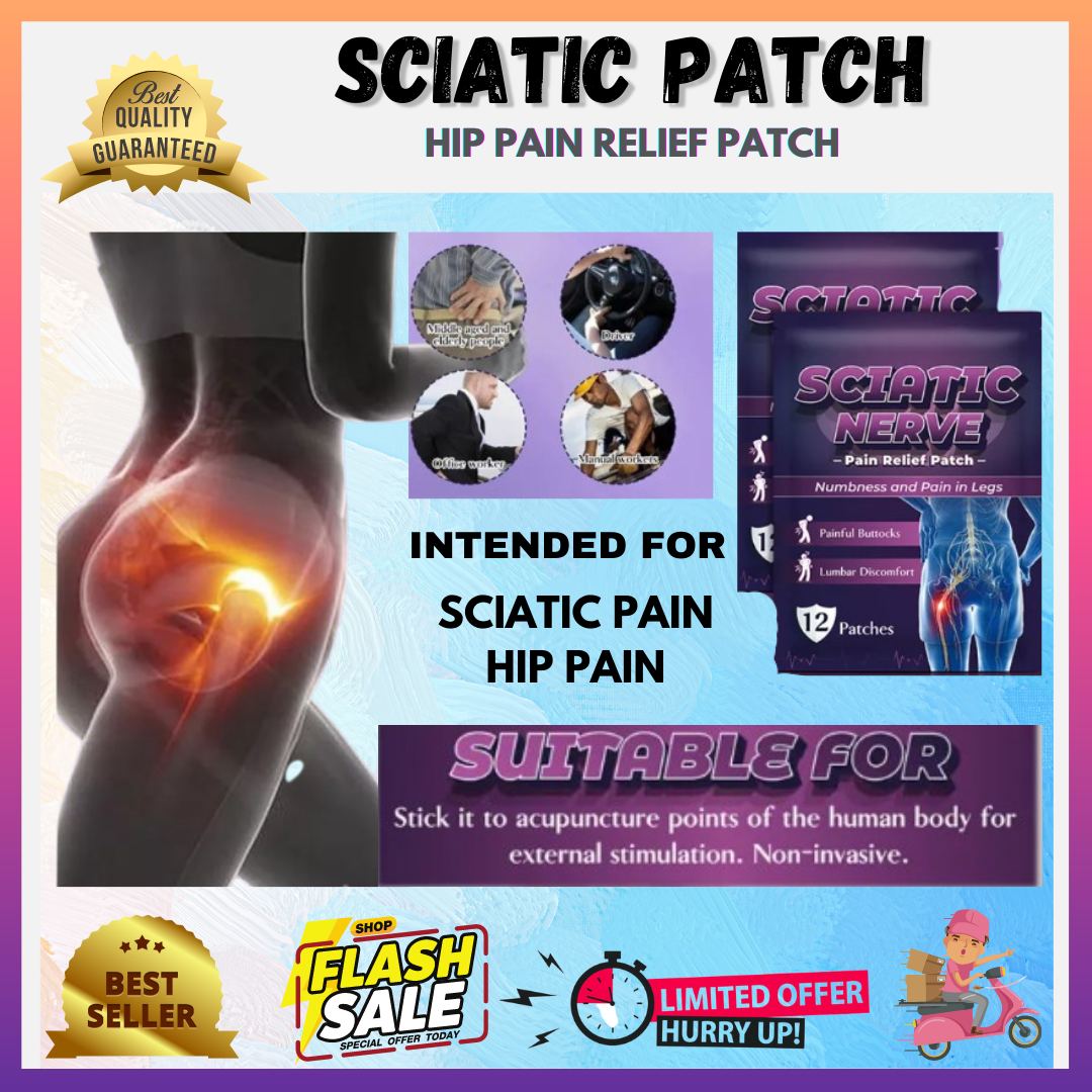 💯 12Pcs Sciatica Nerve Pain Relief Patch VERY AUTHENTIC SAFE GUARANTED ...