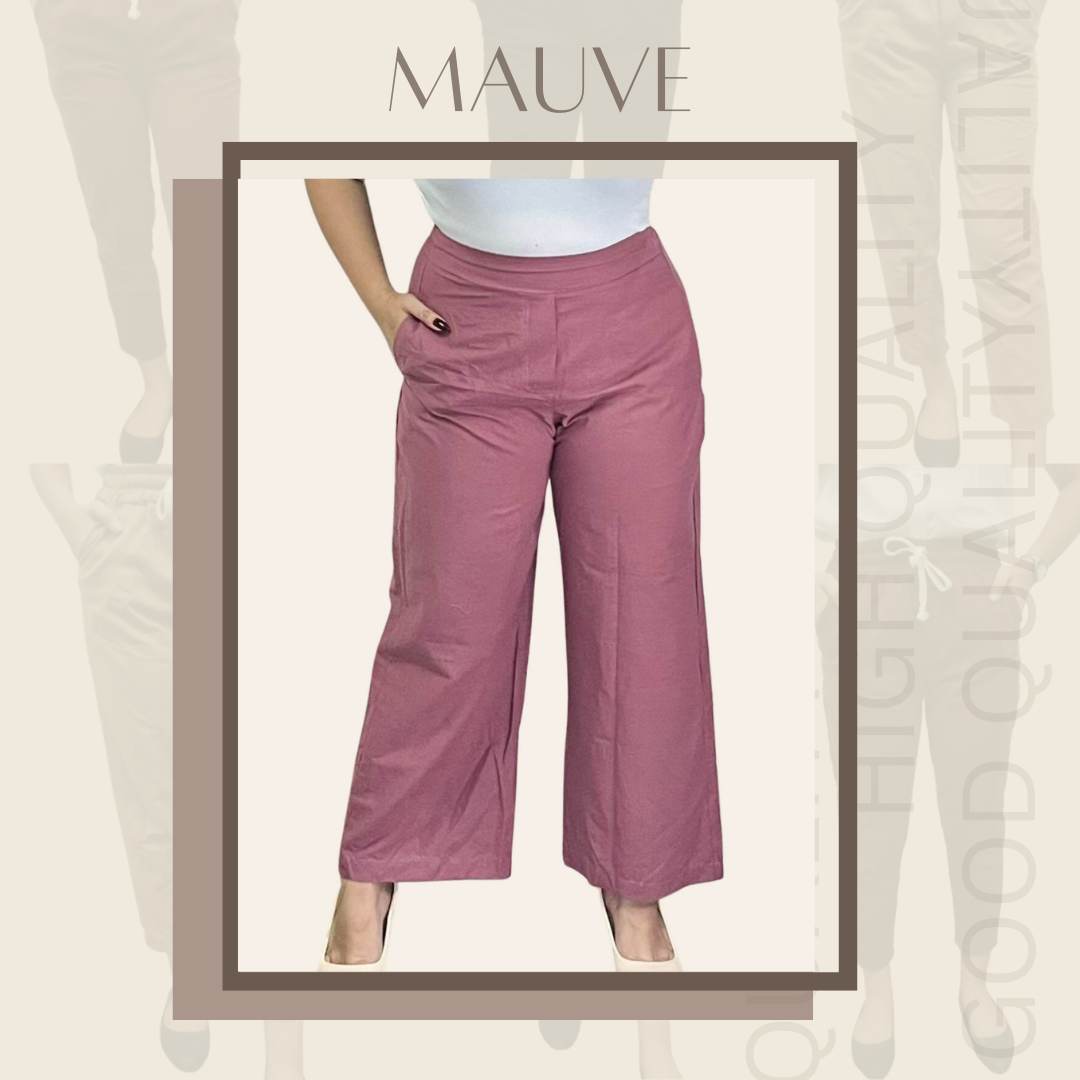 PLUS SIZE MIRA PANTS, WIDELEG PANTS, Waist 30 - 38