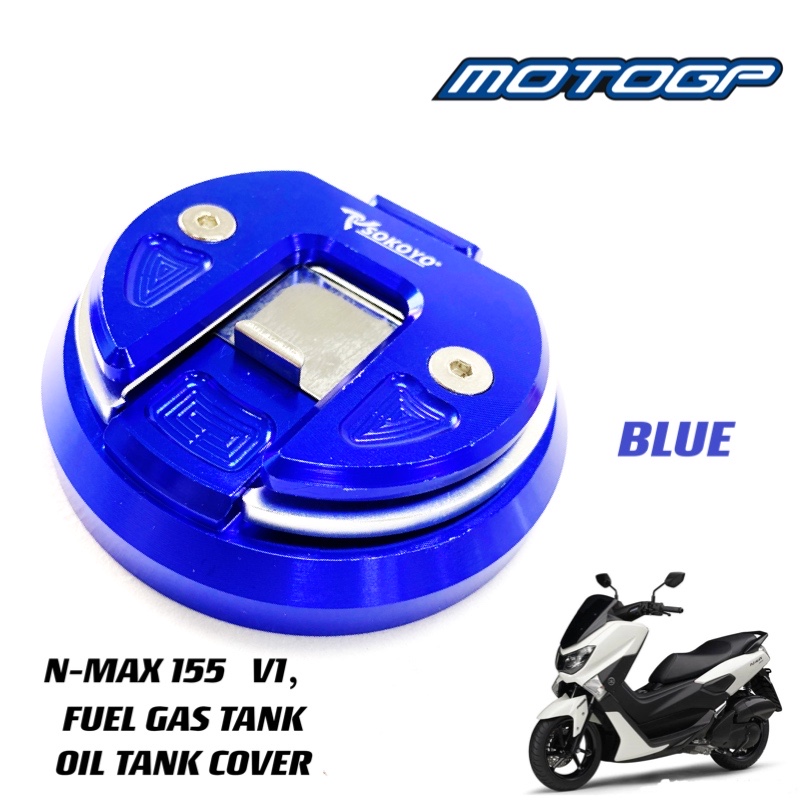 Top1 PH 1 PC Alloy Gas Tank Cap Oil Tank Cover Fuel Tank Cover For Yamaha Nmax 155 V1 Motorcycle