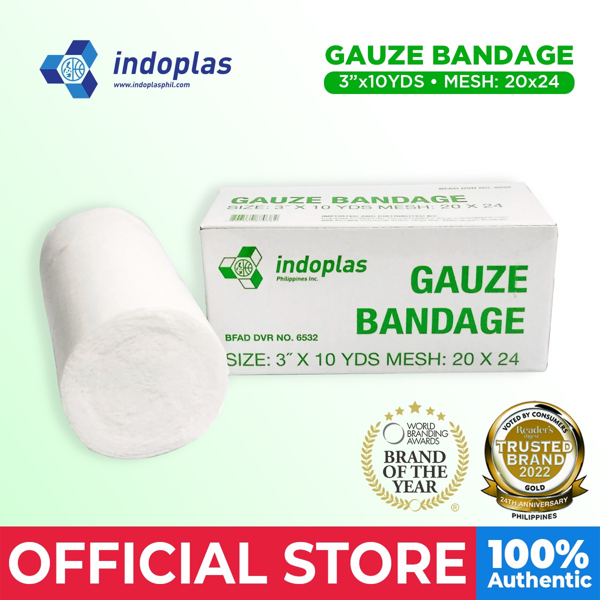 Indoplas Gauze Bandage 3x10 (1 Roll) Lazada PH