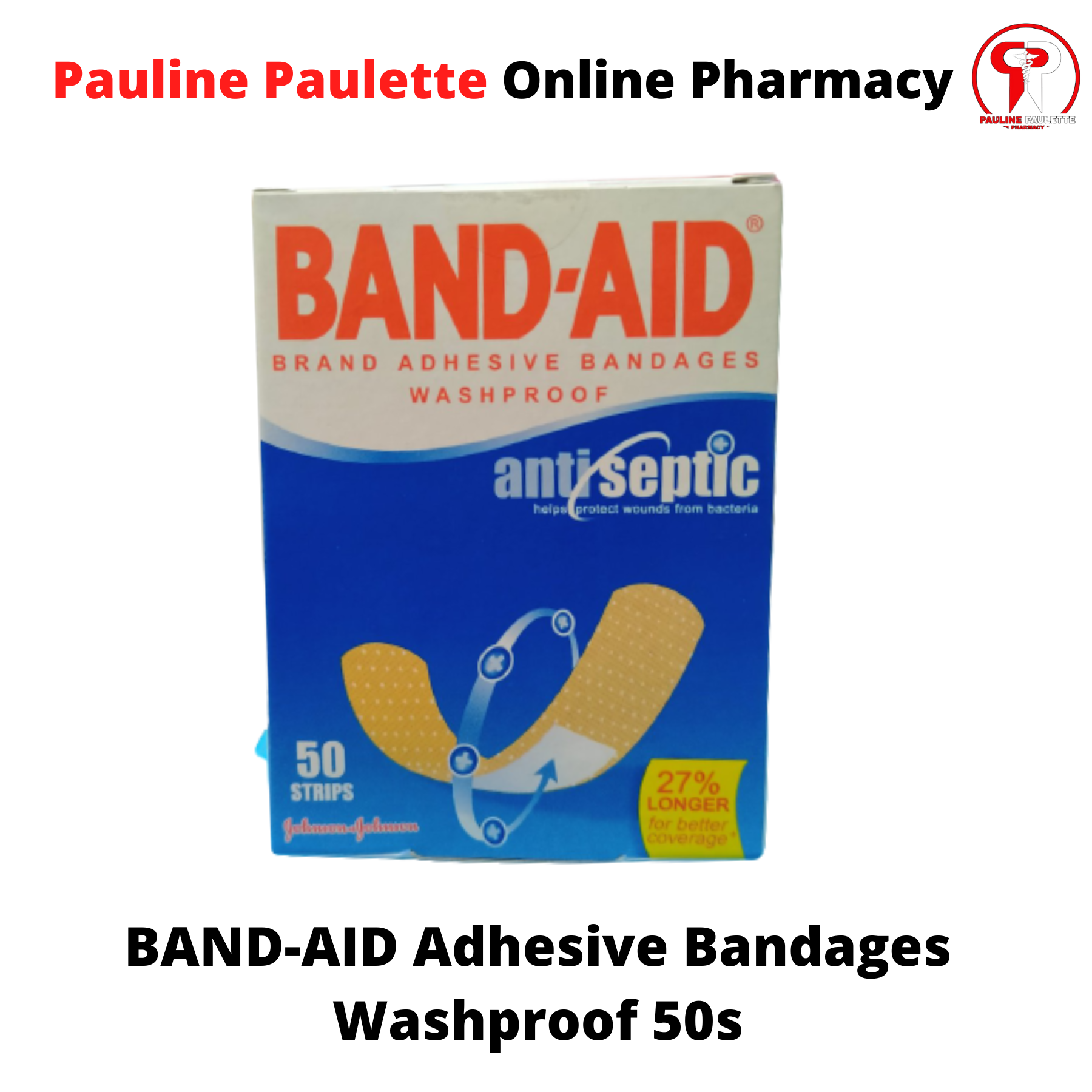 BANDAID Adhesive Bandages Washproof 50s Lazada PH
