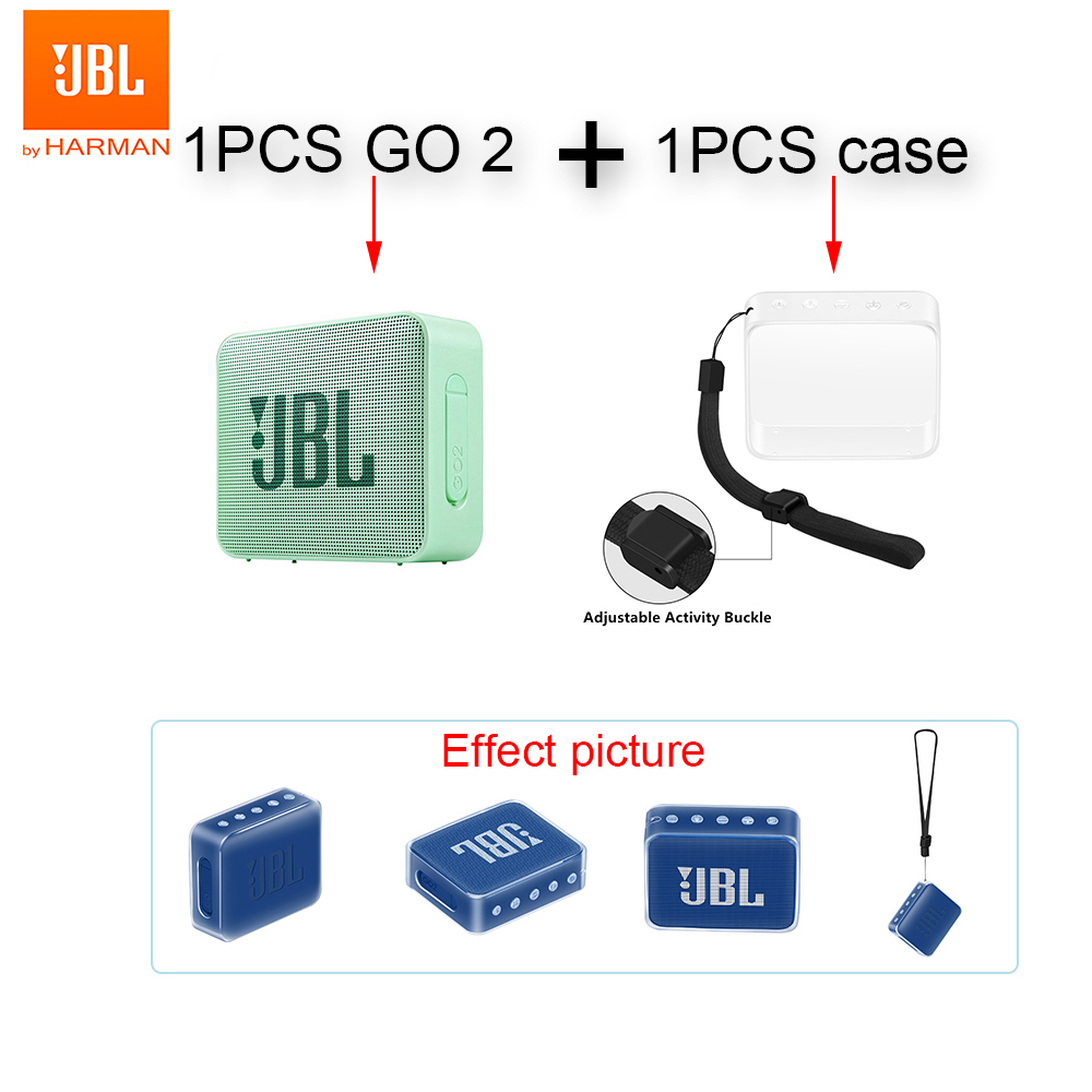 【CW】Original JBL GO 2 Wireless Bluetooth Speaker Mini IPX7 Waterproof