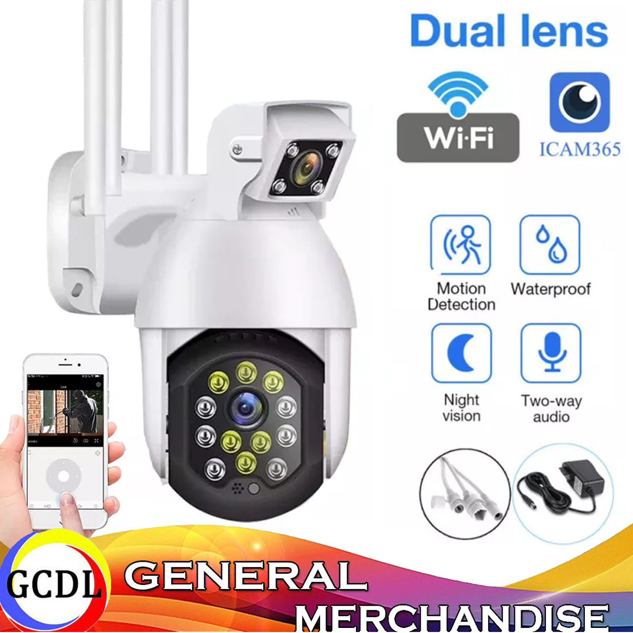 Fashion Frontier 4MP Onvif CCTV POE IP Camera Outdoor Night Vision