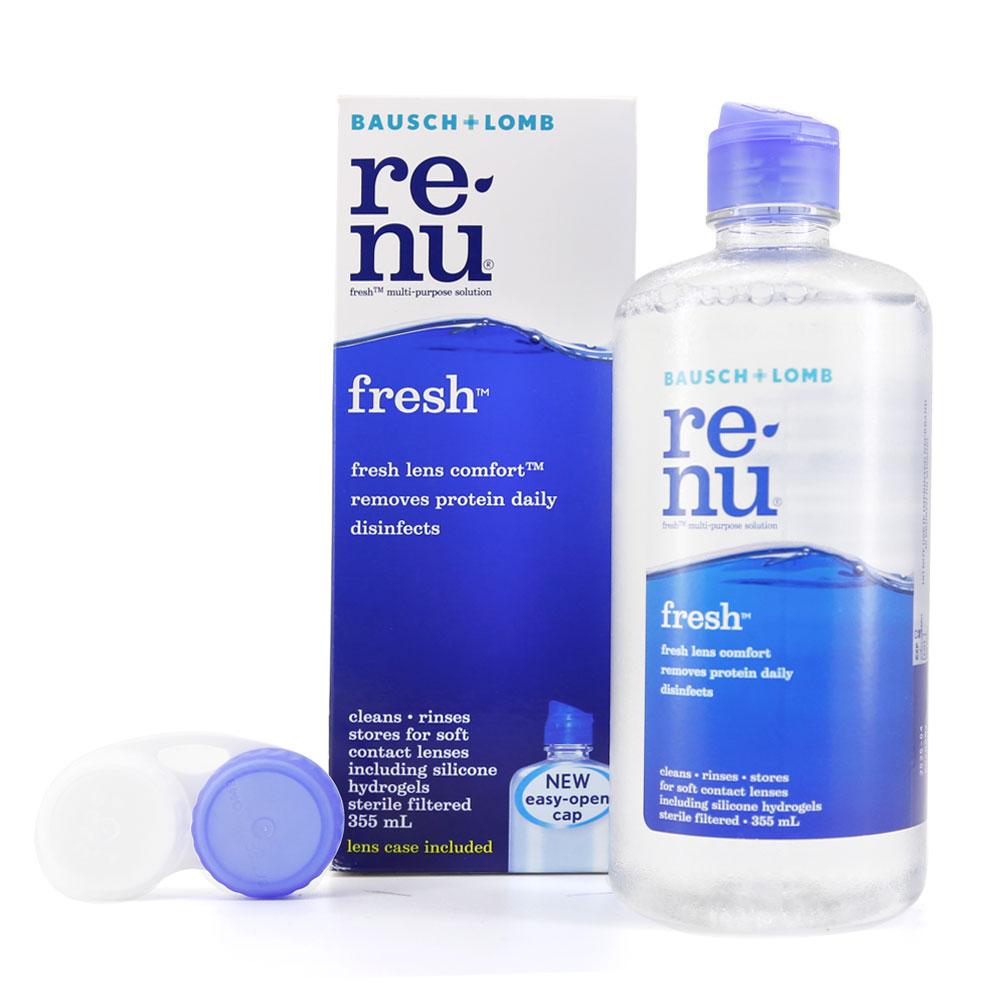 Bausch & Lomb Renu Fresh MultiPurpose Contact Lens Solution 355ML