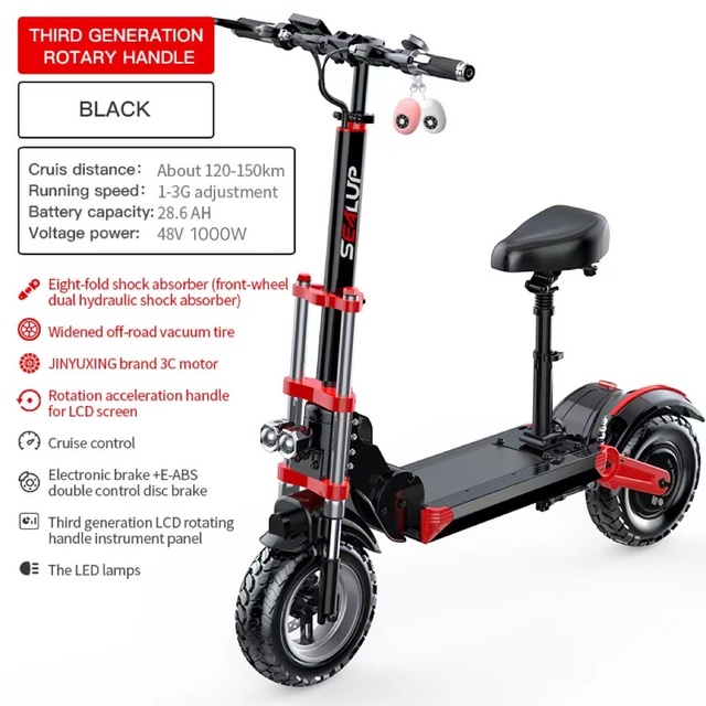 SEALUP Q18 SUV level Escooter Foldable WaterProof IP54 Electric Scooter ...