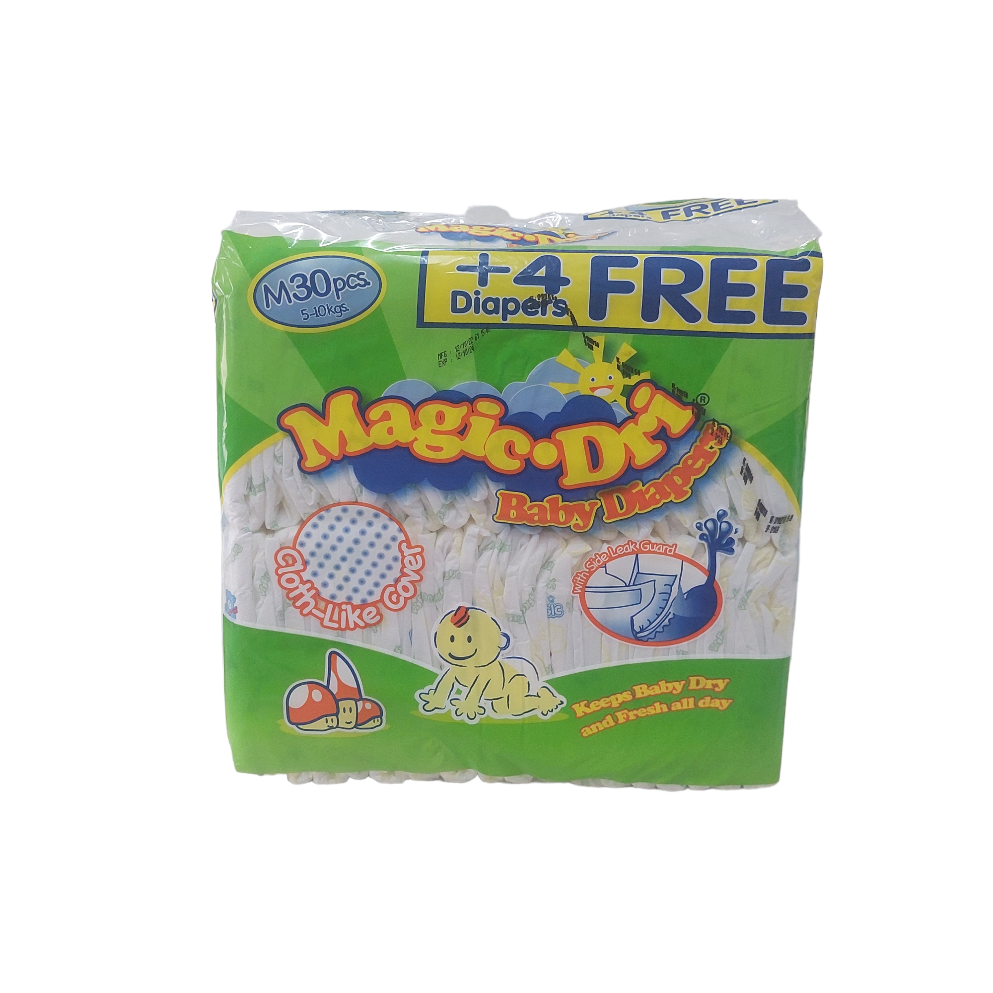 Magic dry diaper hot sale price