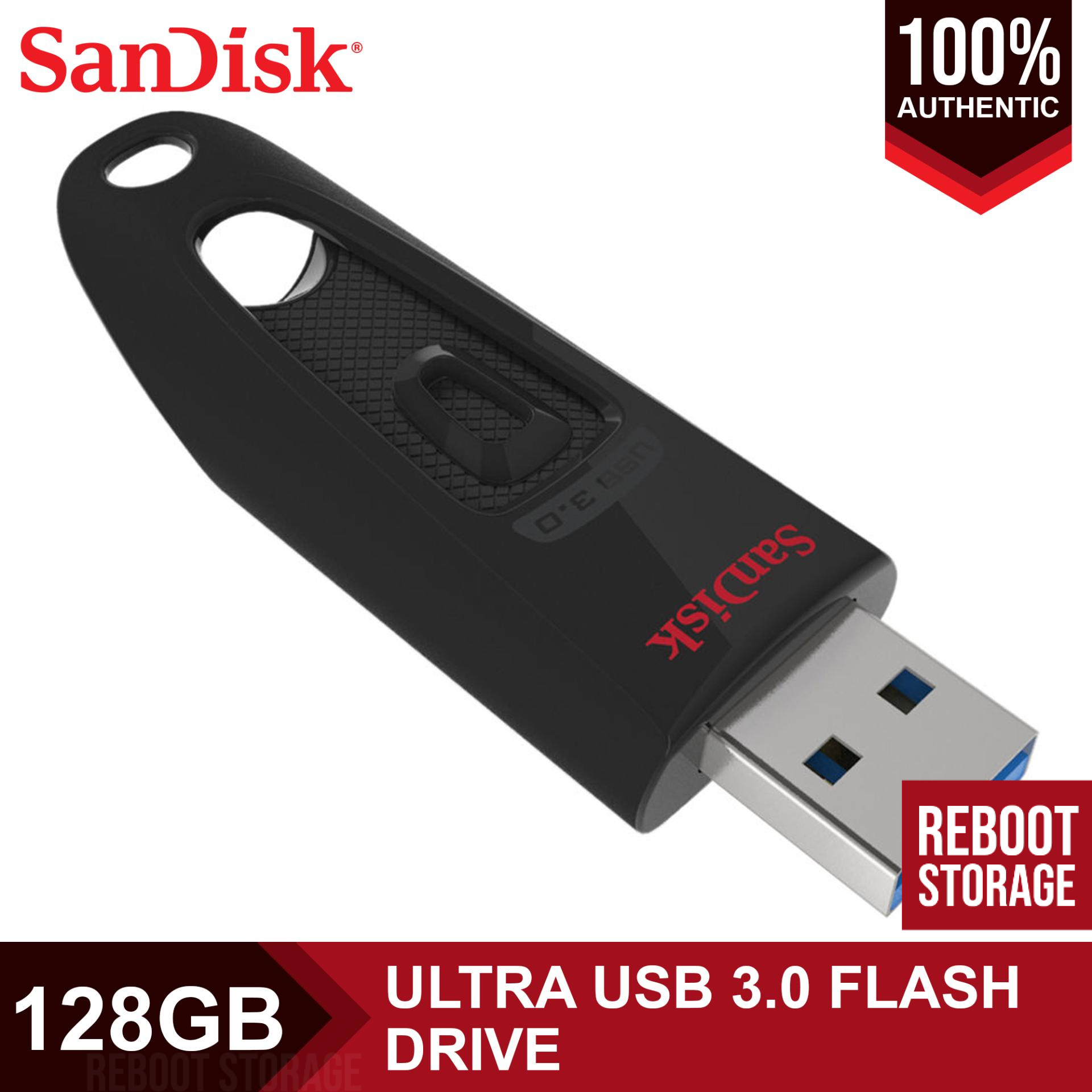 SanDisk Ultra SDCZ48 128G 128GB USB 3 0 Flash Drive Black Lazada PH