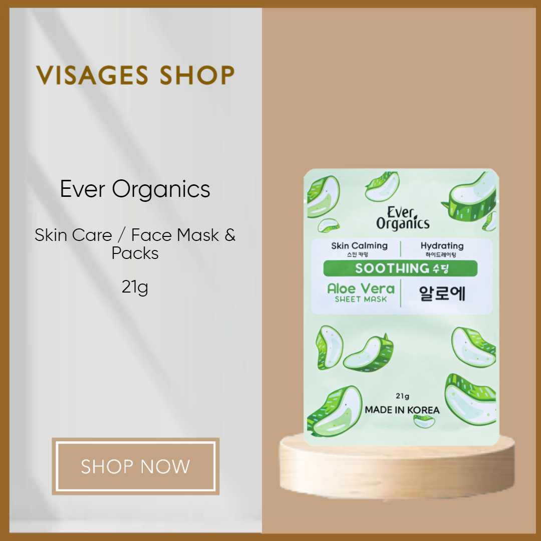 EVER ORGANICS Soothing Sheet Mask Aloe Vera 21g Lazada PH