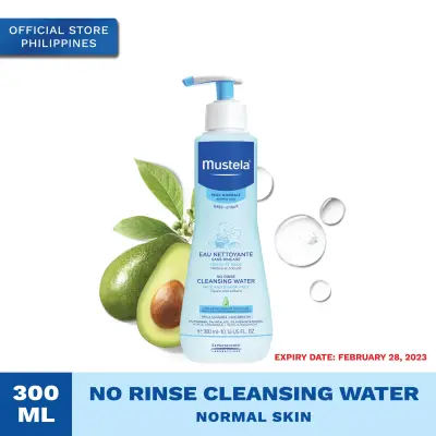 Mustela No Rinse Cleansing Water 300ml (Expiry Date: February 28, 2023)